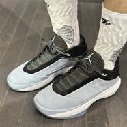 阿迪達斯（adidas）男鞋2025冬季新款AIR JORDAN 40 PF籃球鞋實(shí)戰運動(dòng)訓練鞋 HM9932-400灰石板藍 41