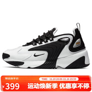 耐克NIKE 女子 休閑鞋 氣墊  ZOOM 2K 運動(dòng)鞋 AO0354-100白37.5