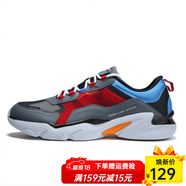 匹克運動(dòng)鞋男 跑鞋網(wǎng)面春夏新品透氣休閑鞋輕便黑色男士跑步鞋子 銀灰27E 42