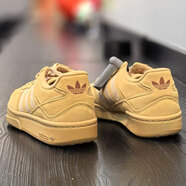 阿迪達斯（adidas）三葉草休閑鞋男鞋秋冬季新款COURTIC運動(dòng)鞋百搭低幫板鞋面包鞋 ID6070小麥色翻毛皮 41 (255mm)