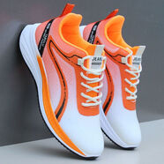 駱駝（CAMEL）男鞋運動(dòng)鞋2025秋季男士青少年休閑跑步鞋潮鞋耐磨男學(xué)生鞋子 913橘色升級版 38