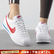 耐克（NIKE）官方 女鞋 25秋冬新款大童運動(dòng)鞋阿甘風(fēng)格復古休閑鞋時(shí)尚防滑板鞋 DN1791-108/紅藍白【曬圖-10】 36.5