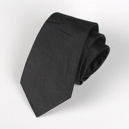 領(lǐng)帶男士條紋正裝商務(wù)職業(yè)黑色領(lǐng)帶藍色團隊結婚婚禮新郎紅色6cm A4524黑色