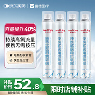 維德氧氣瓶便攜式供氧器孕婦老人吸氧高原旅游氧氣罐鼻吸式1400ml*4