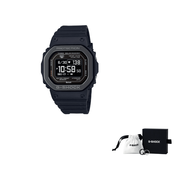 卡西歐 G-SHOCK系列 經(jīng)典小方塊 智能測心率血樣藍牙太陽(yáng)能動(dòng)力防水 石 DW-H5600MB-2黑 七夕定制對戒