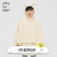 jnby by JNBY江南布衣童裝冬綿羊毛毛衣套頭斗篷型蝙蝠袖可愛(ài)女童兒童1N031109 125原坯色 130 cm