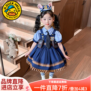 G.duck朱迪兔子警官洛麗塔公主裙兒童衣服夏裝小女孩生日裙子兒童cos服 8820裙子短褲領(lǐng)帶 150 （建議身高140cm 12-13歲）
