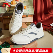 安踏（ANTA）男板鞋 象牙白/碳素灰/泥石灰-2 39 (男6.5)