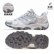 駱駝昆侖山登山鞋男2025冬季新款運動(dòng)戶(hù)外休閑徒步情侶跑步鞋子女 F23A097036 天藍 女款 密網(wǎng) 41