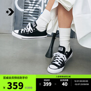 匡威（Converse）官方All Star經(jīng)典帆布男女低幫休閑運動(dòng)鞋黑色101001 101001/黑色 42