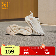 361°運動(dòng)鞋男鞋赤焰4秋冬季網(wǎng)面透氣跑鞋男輕便通勤減震專(zhuān)業(yè)跑步鞋 羽毛白/西米色 密網(wǎng)【女】 38