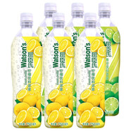 屈臣氏（Watsons） 青檸飲料濃漿/屈臣氏檸檬飲料濃漿 750ml 預(yù)調(diào)酒 檸檬/青檸各三瓶 750mL*6瓶