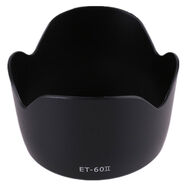 佳能1300D600D550D遮光罩55250長(cháng)焦鏡頭75300遮陽(yáng)罩500D450D EF-S55-250IS一代蓮花型黑色