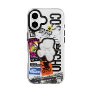 魅族（meizu）PANDAER GOGOGO 妙磁抗菌手機殼 宇宙回音 適用于iPhone 17 IML印刷 磁吸手機殼 原創(chuàng  )設計     