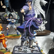 宇智波帶土巨浪日版 鼬佐助鳴人火影忍者動(dòng)漫周邊GK手辦模型擺件 實(shí)拍涅槃佐助33cm