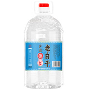 瀘旗紅高粱酒2500ml桶裝白酒 濃香型散裝純糧食泡藥酒/楊梅酒 42度 5L 1桶 老白干綿柔原漿