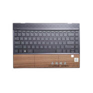 原裝惠普HP Envy X360 13-AQ TPN-W144 筆記本鍵盤(pán) C殼 背光掌托 拆機 C殼鍵盤(pán) 木紋款