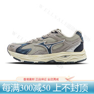 美津濃（MIZUNO）復古潮流廢土風(fēng)老爹鞋緩震跑鞋RACER S官方正品 27_煙熏灰 36.5