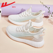 回力運動(dòng)鞋女鞋夏季椰子鞋女士新品2023輕便鞋透氣網(wǎng)鞋跑步鞋子女 月瑤白【時(shí)尚輕便 運動(dòng)百搭】 37