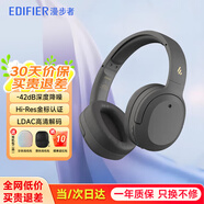 漫步者（EDIFIER）W820NB主動(dòng)降噪頭戴式無(wú)線(xiàn)藍牙耳機經(jīng)典立體聲運動(dòng)耳麥游戲音樂(lè )Hi-Res認證節日禮物 典雅灰+入會(huì )享5元
