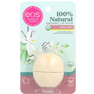 EOS現貨加拿大EOS潤唇膏護唇膏有機孕婦兒童滋潤保濕水果味單個(gè)裝 美國球型唇膏香草