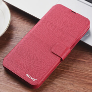 ALIVO適用榮耀8x手機殼8c防摔8xmax保護皮套honor8A暢玩x8ma 【楓林紅】送鋼化膜 榮耀暢玩8C