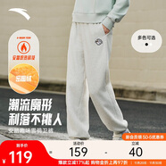 安踏雪鸮衛褲丨休閑束腳褲女冬季新款加絨保暖針織長(cháng)褲學(xué)院運動(dòng)褲