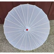 語(yǔ)森憶彩云追月舞蹈傘舞臺工藝傘古典舞傘雨竹林跳舞傘道具紅傘表演傘舞 白色純色 白色純色 白色純色 82cm+實(shí)木桿加袋子+半穿