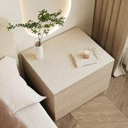 語(yǔ)森憶輕奢高級感床頭柜桌墊防水防油免洗防塵侘寂風(fēng)電視柜鞋柜茶 排列A環(huán)保皮革 60x60cm收藏加購 優(yōu)先發(fā)貨