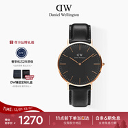 丹尼爾惠靈頓（DanielWellington）DW手表男士休閑商務(wù)皮帶男表時(shí)尚穿搭歐美表圣誕禮物DW127