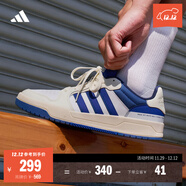 adidas ENTRAP美式校園風(fēng)運動(dòng)少年感復古籃球風(fēng)板鞋男女阿迪達斯 白/藍   42