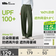 蕉下（beneunder）闊腿褲休閑褲子女士垂墜感寬松防曬運動(dòng)長(cháng)褲透氣春夏款AL206