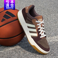 阿迪達斯 （adidas）板鞋男鞋女鞋2025秋冬季新款情侶運動(dòng)鞋復古百搭低幫休閑鞋子潮流 JR8321棕色白色 40