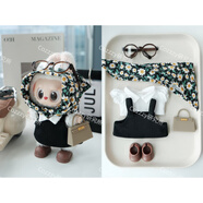 拉布布衣服娃衣六件套含眼鏡鞋子labubu搪膠衣服娃衣一代二代三代 (不含娃)法國油畫(huà)少女六件套 均碼