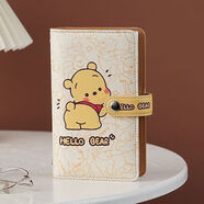 QIGER2025可愛(ài)帕恰狗新款防水現金存錢(qián)本記賬本現金收納冊大容量攢錢(qián)本 翹屁股的維尼【防潮內頁(yè)+加厚皮質(zhì)】