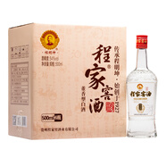 程家窖酒2019年裝瓶 程家窖黑牌光瓶 54度 500ml*6瓶整箱董香型口糧酒 54%vol 500mL 6瓶