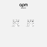 APM Monaco圓形耳釘耳環(huán)耳飾耳墜時(shí)尚飾品禮物送女友