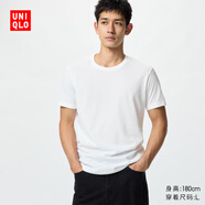 優(yōu)衣庫男裝女裝情侶百變T快干圓領(lǐng)T恤短袖素色T恤打底衫475358 475358/00白色 L