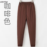 悍風(fēng)男士手工棉花棉褲男款冬季內穿褲子手工純棉花男褲居家保暖中 咖啡色 M 165M165M105斤以下
