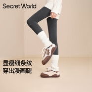 SecretWorld打底褲女秋冬加絨灰色黑色外穿冬季加厚連腳配裙子女士保暖連褲襪