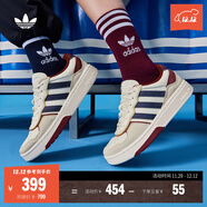 adidas「面包鞋」COURTIC經(jīng)典運動(dòng)板鞋男女阿迪達斯官方三葉草   晶白/淺米色/棕紅/藏青藍   40