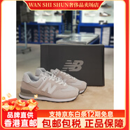 NEW BALANCE韓國代購New Balance NB574復古跑步鞋男女鞋元祖灰3M反光ML574EG 云霧灰WL574EGW 36 220 36