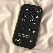 潮和適用于OPPOA6Plus手機殼可愛(ài)線(xiàn)條貓咪新款情侶卡通直邊磨砂硅膠軟套鏡頭全包防摔防滑 A6Plus【黑底線(xiàn)條貓咪】