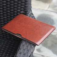 適用于蘋(píng)果iPad mini6全面屏8.3寸平板電腦保護套mini7皮套直插袋內膽包殼簡(jiǎn)約商務(wù) 裸機版 路易棕 無(wú)蓋側開(kāi)式 iPad mini6/7(8.3寸)