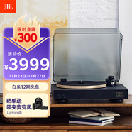 JBL音樂(lè )圓舞曲 SPINNER BT 黑膠唱片機 無(wú)線(xiàn)藍牙 專(zhuān)業(yè)發(fā)燒友留聲機唱盤(pán)機 CD級唱機黑金 高端禮物