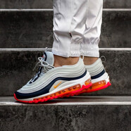 耐克（NIKE）【極速發(fā)貨】耐克Air Max 97 白藍(lán)紅粉女子復(fù)古氣墊跑鞋 921733-015  36.5