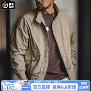 馬登工裝美式復古哈靈頓G9立領(lǐng)夾克男秋輕戶(hù)外阿美咔嘰男士休閑外套 淺卡其 （版型寬松） 3XL