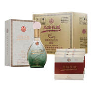 五糧液系列產(chǎn)品52度濃香型白酒收藏送禮擺柜【喜酒】 500mL 6瓶 絲路花雨敦煌藝術(shù)聯(lián)名