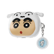 洛克適用airpodspro2保護套airpodspro保護殼Airpods4代蘋(píng)果藍牙耳機套盒airpod可愛(ài)蠟筆小新ipod軟殼P 蠟筆小新小白硅膠耳機套 Airpods4第4代通用