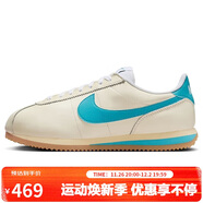 耐克NIKE休閑鞋女子板鞋阿甘鞋CORTEZ運動(dòng)鞋HF4268-113椰奶/藍36.5